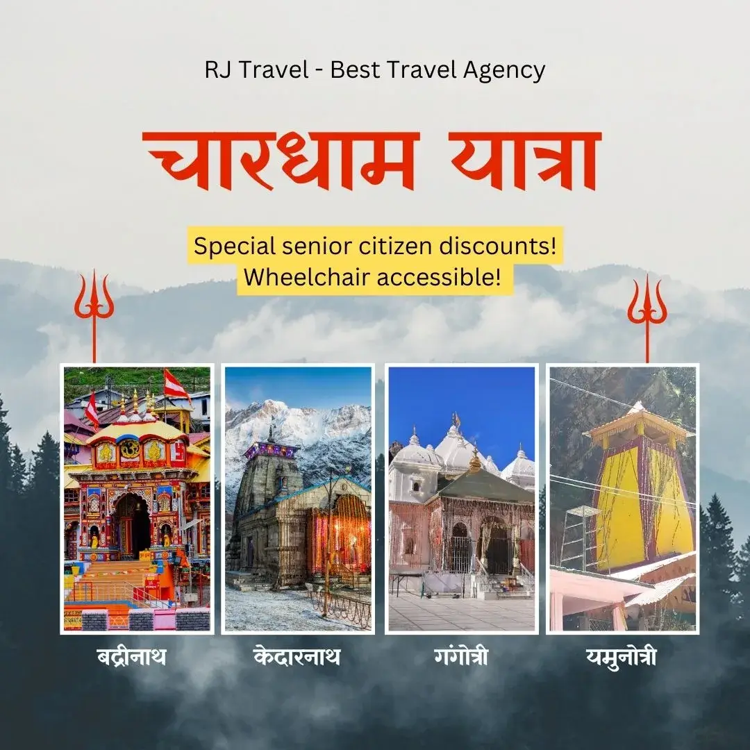 Char Dham Yatra Tour Package - Yamunotri, Gangotri, Kedarnath, Badrinath